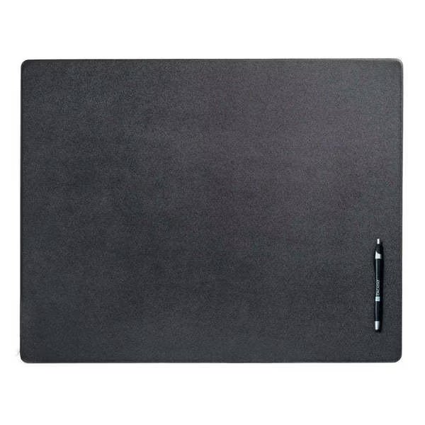 Black Leather Desk Mat/Desk Protector/Gaming Pad/Mouse Pad/Desk Pad, 24